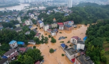 汨罗江水位终于下降 沿河防汛形势依然严峻